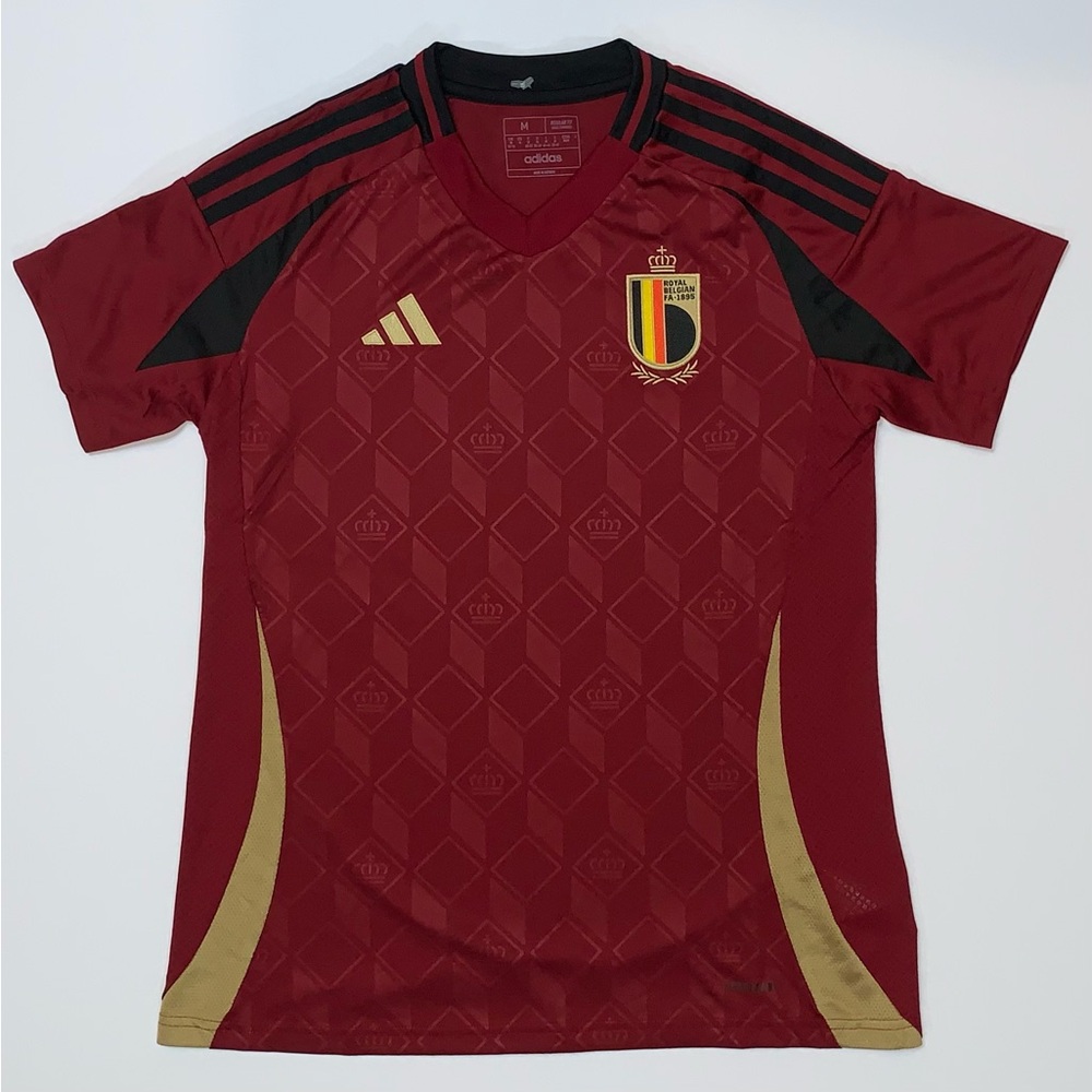 Adidas Women's Belgium National Team 2024 Home Soccer Jersey-Size M New